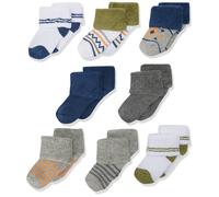 Calcetines de rizo y reci?n nacidos para beb?s varones Luvable Friends Aztec de 6 a 12 meses