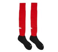 Calcetines De Rugby Canterbury Rojo Azul Marino Negro O Blanco Rodilla Club