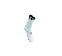 COMPRESSPORT Pro Racing Socks V4.0 Ultralight Run High - Unisex - Blanco / Rojo - talla 3- modelo 2025