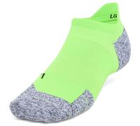 Calcetines de running Under Armour AD Run Cushion 1pk NS Tab Talla de calcetines: 47,5 - 50,5 / Color: verde