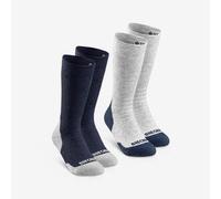 Calcetines de senderismo cálidos niños, SH100 Mid azul 31/34