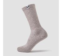 Calcetines de senderismo de MP (paquete de 2 pares) - Marrón/Gris jaspeado - UK 2-5