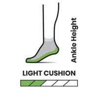 Calcetines de senderismo Smartwool Light cushion Ankle (Medium Grey)