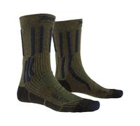 Calcetines de senderismo X-SOCKS TREK X CTN (verde bosque / azul noche)
