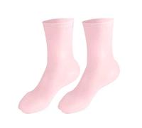 Calcetines de silicona de aloe, antideslizantes, hidratantes, calcetines de talón de gel de silicona para piel seca y agrietada (A)