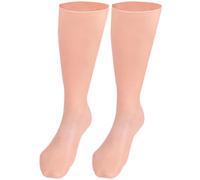 Calcetines de silicona para mujeres calcetines hidratantes calcetines de silicona elástica antideslizante para mujeres calcetines de gel de gel cómodos de la noche.