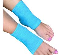 Calcetines de tacón hidratante, 2 calcetines de tacón de gel hidratante, soporte de talón, cálido transpirable para la noche tacones agrietados secos pies hidratantes