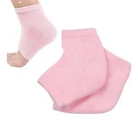 Calcetines de talón hidratantes, calcetines de talón agrietado - Calcetines de gel de cuidado de los pies to -falta - Reparación de humedad durante la noche, cuidado de la piel de spa y sueño, reutili