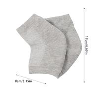 Calcetines de talón hidratantes, calcetines de talón agrietado | Heat Foot Care Calcetines hidratantes | Reparación de humedad durante la noche, cuidado de la piel de spa y sueño, reutilizable para mu