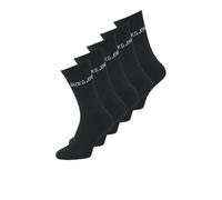 Calcetines de tenis Jack-regenen, 5 unidades, Negro/paquete: negro, negro, negro, Talla única