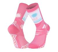 Calcetines de trail BV sport SOCQUETTE TRAIL ULTRA.2 COLLECTOR ''NUTRI'' ROSE