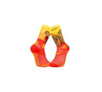 Calcetines de trail BV sport SOCQUETTE TRAIL ULTRA.2 COLLECTOR ''NUTRI'' TEQUILA SUNRISE (NARANJA/AMARILLO)