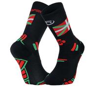 Calcetines de trail BV sport SOCQUETTE TRAIL ULTRA.2 ''HIGH'' ''PAYS BASQUE'' (negro) - Unisex