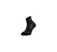 Lurbel Calcetines de trail Desafío Three – Unisex, transpirable, antiampollas – Negro/Rojo 45-47