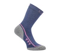 CMP Calcetines unisex para niños y niños, Blue-Fuxia, 25-27