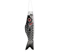 Calcetines de viento japoneses de dibujos animados de cometa con bandera de pez serpentina para decoración del hogar