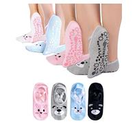Calcetines de yoga para mujer, antideslizantes, antiderrapantes, para pilates, hospitales, maternidad - Multi color - M