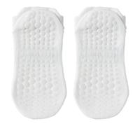 Calcetines de yoga para mujer para primavera y verano, antideslizantes, de silicona, malla transpirable, para barco, talla 12 15, blanco, Altoa única
