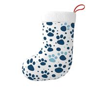 Calcetines decorativos de Navidad con estampado de huellas de WHJSSF Didog, suaves y esponjosos, para mujeres y hombres