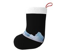 Calcetines decorativos de Navidad con estampado de iceberg WHJSSF Moving suaves y esponjosos para mujeres y hombres