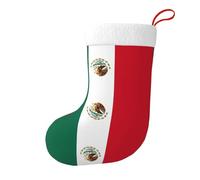 Calcetines decorativos de Navidad con la bandera de Hjfczh de México, ligeros y cómodos para mujeres y hombres