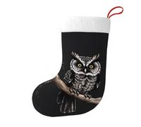 Calcetines decorativos de Navidad WHJSSF Late Night Owl Printed Soft and Fluffy para mujeres y hombres