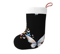 Calcetines decorativos de Navidad Yyhwhjde con diseño de mariposa en mil grullas de papel, suaves y esponjosos, para mujeres y hombres