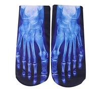 Calcetines Dedo Esqueleto óseo Radiografía Del Cráneo De Impresión De Fotografías Del Calcetín De Disfraces De Halloween Medias Del Algodón