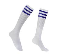 Calcetines Deporte Mujer,Calcetines Rayas,Calcetines Altos Mujer,Calcetines Largos Mujer,Calcetines Altos Niña,Calcetines Altos Niño,Calcetines Hasta La Rodilla Mujer Algodón Old School College Azul