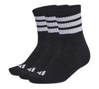 Calcetines Deportivos Acolchados Adidas 3 Tiras, Caña Alta, Pack 3 Pares