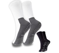 Calcetines deportivos antideslizantes, calcetines antideslizantes para evitar resbalones en suelos lisos, calcetines de tope para evitar deslizamientos en zapatos, calcetines antideslizantes con
