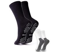 Calcetines Deportivos Antideslizantes, Calcetines de Agarre contra el Deslizamiento en Suelos Resbaladizos, Calcetines con Tacos Antideslizantes para Fútbol, Fitness, Calistenia, Pilates, Yoga (S)