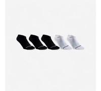 CALCETINES DEPORTIVOS BAJOS RS 160 NEGRO BLANCO LOTE DE 5 PARES 43/46