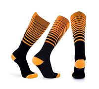 Calcetines Deportivos De Compresión De Tubo Largo Y Pantorrilla, Transpirables Y Absorbentes De Sudor L/Xl Naranja * 6 Pares
