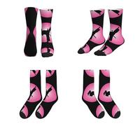 Calcetines deportivos de media caña con estampado de diseño de taekwondo para un estilo de vida activo, ajuste cómodo para correr.