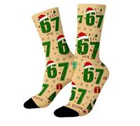 Calcetines deportivos para niños con estampado juvenil, amarillo, 7-12 años