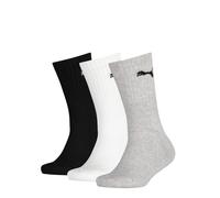 Puma Calcetines Crew Sock – Gris (grey/white/black) – 35 Unisex niños