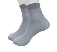 Calcetines deportivos térmicos para hombre, calcetines de algodón que absorben la humedad, cómodos y suaves para baloncesto, correr, ciclismo, tenis, diabéticos, calcetines antiolores, gris, Talla
