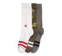 Calcetines deportivos 'The Og' Hombre Stance 44-45 gris / oliva / verde claro / blanco