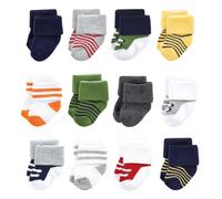 Calcetines deportivos unisex de rizo para beb?s y reci?n nacidos de Luvable Friends, talla 6