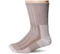 Calcetines deportivos unisex para adultos Thorlos Lth Max Cushion Hiking Crew, color nogal (paquete de 3 pares), talla XL (EE. UU.)