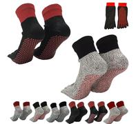 Calcetines Descalzos de conexión a Tierra Unisex,Barefoot Grounding Socks for Unisex,Calcetines Konjoun Super,Medias separadoras de Dedos para Exteriores,Transpirables y Antideslizantes