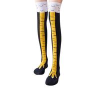 Calcetines divertidos para adultos, calcetines divertidos de pollo para mujer, calcetines de pollo para mujer, calcetines de pollo, regalos, pájaros, patas, patas de pollo por encima de la rodilla,