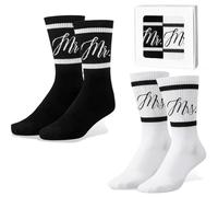 Calcetines divertidos para parejas, regalos de compromiso para parejas, aniversario, boda, regalo de San Valentín para hombres, mujeres, él, ella, novia, despedida de soltera, romántico, señor y