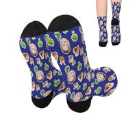 Calcetines divertidos personalizados con foto personalizados, divertidos para adolescentes, adultos, calcetines de moda para mujeres, niños, mamá, papá, marido, cumpleaños, amigos, Personalizado 999