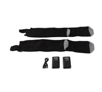 Calcetines eléctricos calentados de algodón puro 3 modos de ajuste USB recargable hombres mujeres calcetines con batería para invierno