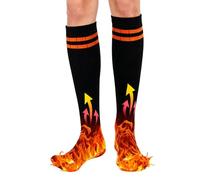 Calcetines eléctricos con calefacción - Calentamiento rápido, Calentadores de pies de Larga duración para Mujeres | Ideal para Clima frío, esquí, Camping, mochileros, Ciclismo, Caminar y
