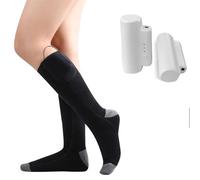 Calcetines eléctricos con calefacción recargable de 3.7 V 4000 mAh, batería para hombres y mujeres, calcetines de esquí eléctricos