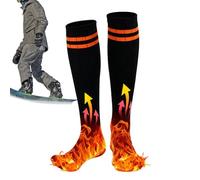 Calcetines eléctricos, Lavables para Invierno, Calentadores térmicos para pies, Calentadores de Invierno, para Mujeres, Adultos, Senderismo, Caza, esquí, Deportes, Viajes, Ciclismo, Caminata