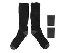 Calcetines Eléctricos, Medias Calefactoras Hermoso Material Elástico Portátil Inalámbrico para Senderismo de Invierno para Caza de Invierno para Pesca en Hielo